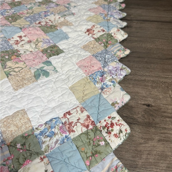 Vintage JCPenney 100% Cotton Handcrafted Quilt Pillow Case - Picture 4 of 8